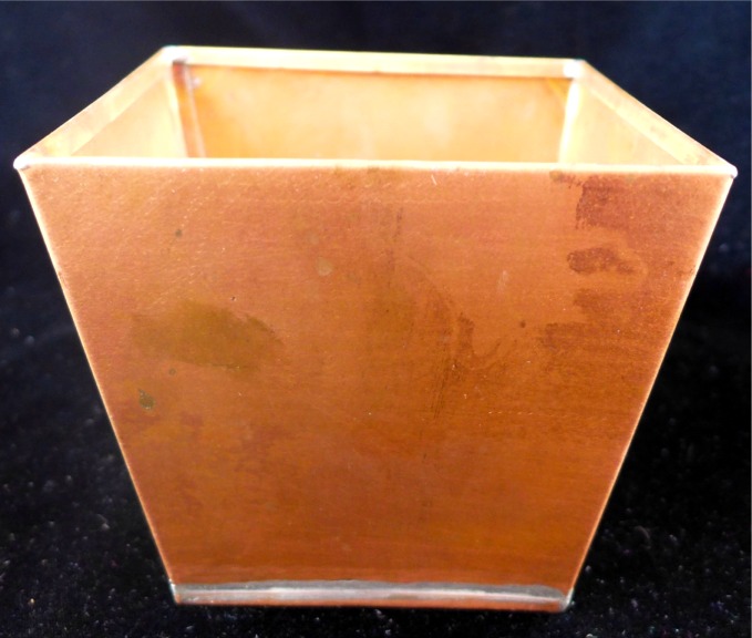 Smith & Hawken Copper Planter Square Indoor or Outdoor